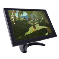 Gaming Monitor, 10.1 inch HD TFT for NES SNES PS3 PS4 Xbox PC Nintendo Switch Car Backup System 1280x800 IPS LED Screen DC 12V MP5 Media Player Built-in Speaker HDMI VGA AV USB Video Input