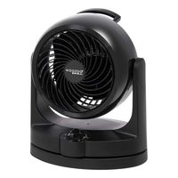 IRIS USA, Inc. PCF-HD15 WOOZOO Oscillating Table Fan, Blade 5.5", Black