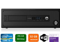 HP Prodesk 600 G1 SFF Slim Business Desktop Computer, Intel I5-4570 3.20 GHz, 32GB RAM, 256GB SSD, DVD, USB 3.0, Windows 10 Pro 64 Bit (Renewed)