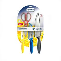 ZYLISS 4 Piece Value Knife Starter Set with Sheath Covers, Stainless Steel