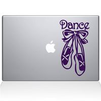 The Decal Guru Dance Ballet Shoes Decal Vinyl Sticker, 13" MacBook Pro (2016 & Newer Models), Lavender (1415-MAC-13X-LAV)