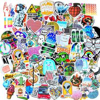 Cute Laptop Stickers for Girls 50Pcs,Funny Water Bottle Stickers Decals for Hydro Flask,Computer,Mackbook, Ipad,Mobile Phones,Notebook(Stype A)