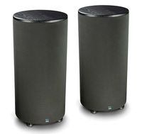 SVS PC2000 12" 500-watt Powered Cylinder Subwoofer (Black Ash Dual Subs)