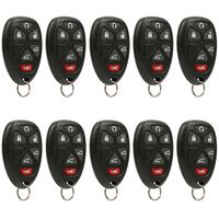 Car Key Fob Keyless Entry Remote fits Chevy, Cadillac, GMC (OUC60270, OUC60221), Bulk Lot of 10