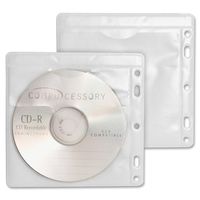 Compucessory Double-Pocket CD/DVD Sleeve (CCS22290)