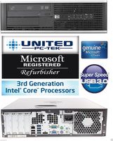 HP Compaq Pro 6300 SFF/Core i7-3770 @ 3.4 GHz/16GB DDR3/500GB HDD/DVD-RW/WINDOWS 7 PRO 64 BIT