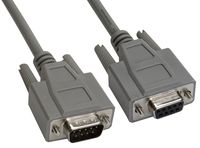 Amphenol CS-DSPMDB09MF-012 9-Pin DB9 Premium D-Sub Cable, Shielded, Male/Female12',