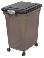 IRIS Premium Airtight Pet Food Storage Container, 55-Pounds,  Smoke