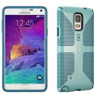 Speck Products CandyShell Grip Case for Samsung Galaxy Note 4 - Retail Packaging - River Blue/Tahoe Blue