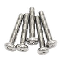 (50 pc) M4-0.7x40 mm Pan Head Phillips Machine Screws,18-8 Stainless Steel by Fullerkreg