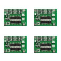 Areyourshop 4× 3S 11.1V 25A W/Balance Li-ion Lithium 18650 Battery BMS PCB Protection Board