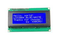 KNACRO IIC I2C TWI LCD2004 Serial Blue Backlight LCD Module for Arduino UNO R3 MEGA2560 20 X 4, 2004 White Letters on Blue Display(2004, Blue)