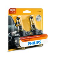 Philips 9006 Standard Halogen Replacement Headlight Bulb, 2 Pack