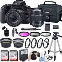 Canon EOS Rebel SL3 Camera with EF-S 18-55mm f/4-5.6 is STM Lens and More Accessories