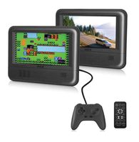RCA Dual Screen Portable DVD Player & Game Pad System - Set of Two 7" Screens, (6-Piece Kit) - (DRC62705E24G)