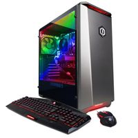 CYBERPOWERPC Gamer Master GMA330 Desktop Gaming PC (AMD Ryzen 7 1700X 3.4GHz, NVIDIA GTX 1080 8GB, 16GB DDR4 RAM, 2TB 7200RPM HDD, 120GB SSD, Win 10 Home), Grey