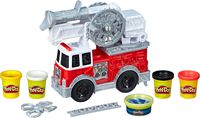 Play-Doh Wheels Firetruck Toy with 5 Non-Toxic Colors Including Play-Doh Water Compound