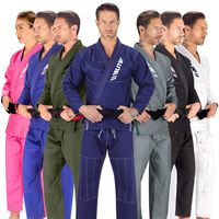 Elite Sports BJJ GI for Men IBJJF Kimono BJJ Jiujitsu GIS W/Preshrunk Fabric & Free Belt (Navy, A1)