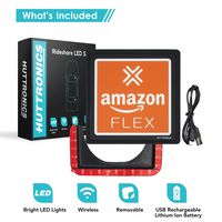 Flex LED Sign | Bright LED Lights | Wireless | Removable | USB Rechargeable Lithium Ion Battery | Flex Drivers | Flex Accessories | Make Your Car Visible