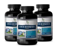 Liver Health Care Products - Liver DETOXIFIER Complex 825MG - Extra Strength Formula - Artichoke Liver Cleanse - 3 Bottles 180 Capsules