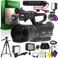 JVC GY-HM180 Ultra HD 4K Camcorder with HD-SDI Vlogging Kit Bundle Kit