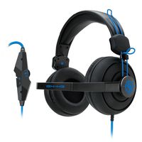 ENHANCE GX-H3 Computer Gaming Headset Microphone & in-Line Controls - Over Ear Design, Plush Earpads & Headband, 3.5mm AUX - Great for League of Legends, PUBG, More [Refurbished]