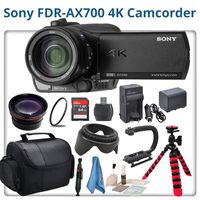 Sony FDR-AX700 4K Camcorder Starter Bundle