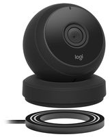 Logitech Circle Wireless HD Video Battery Powered Security Camera with 2-Way Talk, Works with Alexa (1 Pack, Black)