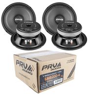 4X 6 Full Range Mid Bass Loud Speaker 4 Ohm 6MB200V2 800 Watts PRV Audio
