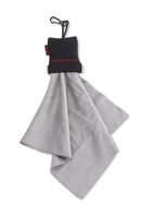 Carson Stuff-It XL Microfiber Cleaning Cloth for Eyeglasses, Black