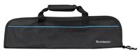 Messermeister 5-Pocket Heavy Duty Nylon Padded Knife Roll, Luggage Grade and Water Resistant, Black