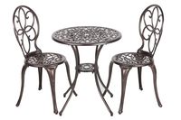 Patio Sense 61490 Arria Bistro Set, Antique Bronze