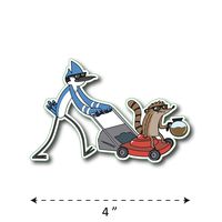 (TK-201) Regular Show | Mordecai & Rigby - Waterproof Vinyl Sticker for Laptops Tablets Cars Motocycles Bicycle Skateboard Luggage Or Any Flat Surface (4")