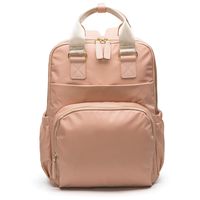 Women Backpack, College Business Travel Waterproof Nylon Anti-theft Backpack (Pink-2314)