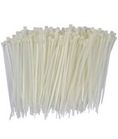 250 Premium Heavy Duty 6 Inch Zip Ties | White Nylon Cable Ties | XGS Wire Ties by APTronix (6 Inch, White)