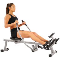 EFITMENT Total Motion Rowing Machine Rower with Full Arm Extensions, 350 lb Weight Capacity and Ipad/Tablet Holder, 12 Resistance Levels - RW032