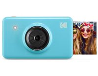 KODAK Mini Shot Wireless Instant Digital Camera & Social Media Portable Photo Printer, LCD Display, Premium Quality Full Color Prints, Compatible w/iOS & Android (Blue)