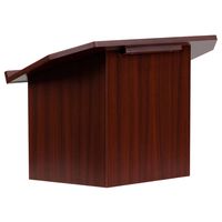 Flash Furniture Foldable Tabletop Lectern in Mahogany