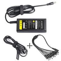 RayWEE 12V 5A 60W DC Power Supply with 8 Way CCTV Power Splitter Cable & DC Power Jack Connector Power Supply Transformer for CCTV Security Camera DVR