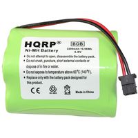 HQRP 2200mAh Battery Works with Uniden Bearcat BP-180 BP180 BP-250 BP250 BBTY0356001 BC245 BC245XLT UBC245XLT BC250 BC250D BC296 BC296D Scanner