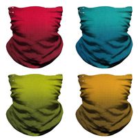 NTBOKW Face Mask for Dust Sun UV Wind Seamless Bandana Headband Neck Gaiter Rave Face Mask for Festival Party Riding Motorcycle Riding Fishing Tube Mask for Men Women (4 Pack Grid 03)