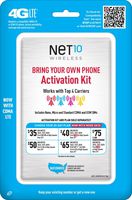 Net10 Bring Your Own Phone SIM Activation Kit - Retail Packaging