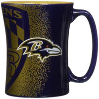 NFL Baltimore Ravens Mocha Mug, 14-ounce, Purple