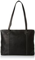 Piel Leather Ladies Computer Tote, Black, One Size