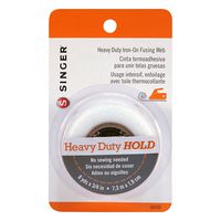 SINGER 00240 Heavy Duty Iron-On Fusing Web, Fabric Adhesive