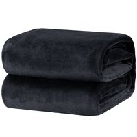 Bedsure Fleece Blanket Twin Size Dark Grey Lightweight Blanket Super Soft Cozy Microfiber Blanket