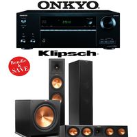 Klipsch RP-280F 3.1 Reference Premiere Home Theater System with Onkyo TX-NR656 7.2-Ch Network A/V Receiver
