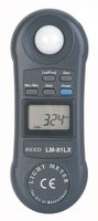 REED Instruments LM-81LX Compact Light Meter, 20,000 Lux / 2,000 Foot Candles (Fc)