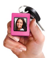 Sharper Image Ultra Slim Digital Photo Keychain, Pink