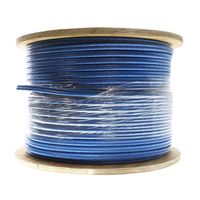 Commscope 4672004/10 UH68120 Hybrid Combination Cable - RG-6 and CAT6 for CATV & Data, Category-6, 1000-Feet, Blue